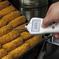 Food temperature data logger