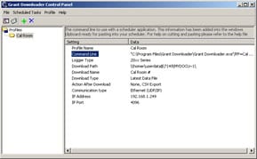 Grant Downloader Control Panel Window