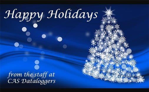 Happy Holidays from CAS DataLoggers
