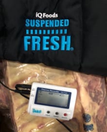 iQ foods cover with data logger